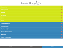 Tablet Screenshot of haute-ubaye.com